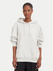 Adidas Bluza Essentials KT4722 Szary jasny Oversize. Szare bluzy damskie Adidas, m, bez wzorów, z bawełny, bez ramiączek, bez kaptura. Za 259.99 zł.