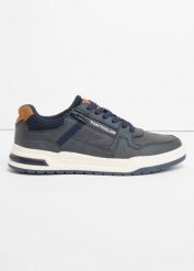 Sneakersy Tom Tailor z zamkiem. Niebieskie buty sportowe męskie bonprix, bez wzorów, bez zapięcia. Za 289.99 zł.