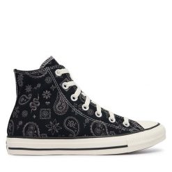 Trampki Converse. Czarne trampki i tenisówki damskie Converse, bez wzorów, bez zapięcia. Za 379.99 zł.