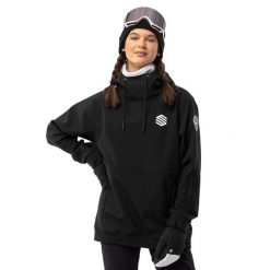 Kurtka snowboardowa damska W1-W Skywalk. Czarne kurtki sportowe damskie SIROKO, m, bez wzorów, z softshellu, bez ramiączek, bez kaptura, narciarskie. W wyprzedaży za 297.00 zł.