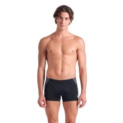 Szorty Kąpielowe Arena Monogram Swim Short. Czarne kąpielówki męskie ARENA, m, bez wzorów. Za 139.99 zł.