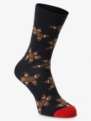 Happy Socks skarpety z drobnej dzianiny Mężczyźni Bawełna niebieski, 41-46. Niebieskie skarpety męskie Happy Socks, bez wzorów, z bawełny. Za 59.95 zł.