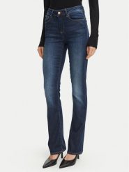 Fracomina Jeansy FP26WV8020D46001 Granatowy Bootcut Fit. Niebieskie jeansy damskie Fracomina, bez wzorów, z jeansu. Za 439.99 zł.