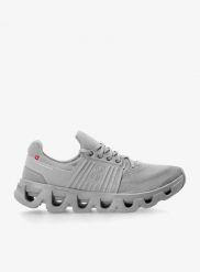 Buty outdoor męskie On Running Cloudswift 4 AD. Szare trekkingi męskie On Running, z materiału, bez zapięcia. Za 723.10 zł.