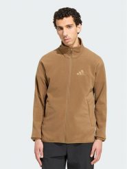 Adidas Polar Terrex Multi Essentials Full Zip Fleece Jacket KY9788 Brązowy Regular Fit. Brązowe bluzy sportowe męskie Adidas, l, bez wzorów, z polaru, bez kaptura. Za 218.99 zł.