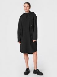 G-Star Raw Sukienka codzienna Anorak D22368-D165-D301 Czarny Regular Fit. Czarne sukienki damskie G-Star Raw, na co dzień, s, bez wzorów, z bawełny, retro, bez kołnierzyka, bez ramiączek, proste. Za 519.99 zł.