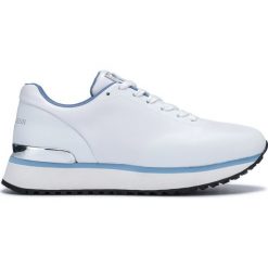 U.S. Polo Assn Tais Tenisówki Biały. Białe trampki i tenisówki damskie U.S. Polo Assn., bez wzorów, z materiału, bez zapięcia. Za 430.95 zł.