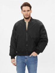 Calvin Klein Jeans Kurtka bomber J30J324070 Czarny Relaxed Fit. Czarne kurtki męskie Calvin Klein Jeans, m, bez wzorów, z jeansu, bez kaptura. Za 539.99 zł.