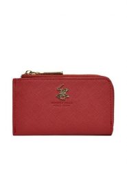 Beverly Hills Polo Club Portfel CWBEO-BHPC-W1-001-AW26 Czerwony. Czerwone portfele damskie Beverly Hills Polo Club, ze skóry. Za 59.99 zł.