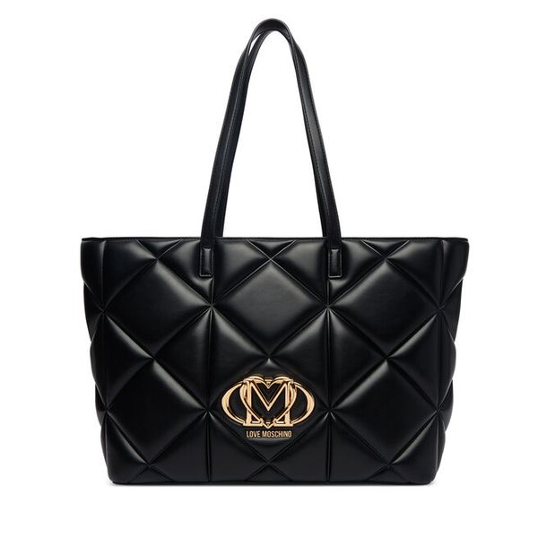 Torebka LOVE MOSCHINO. Czarne shopperki damskie Love Moschino, bez wzorów, bez dodatków. Za 1,049.00 zł.