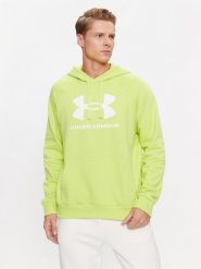 Under Armour Bluza Ua Rival Fleece Logo Hd 1379758 Żółty Loose Fit. Żółte bluzy męskie Under Armour, m, bez wzorów, z bawełny, bez ramiączek, bez kaptura. W wyprzedaży za 189.99 zł.