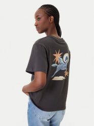 RVCA T-Shirt Pegasus EVJZT00165 Czarny Easy Fit. Czarne t-shirty damskie RVCA, xl, bez wzorów, z bawełny, bez kołnierzyka, bez ramiączek. Za 159.99 zł.