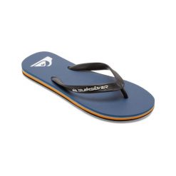 Klapki dla Mężczyzn MOLOKAI CORE Niebieski. Niebieskie klapki męskie Quiksilver, bez wzorów, z gumy, bez zapięcia. Za 89.00 zł.