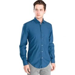 BOSS Hugo Boss Rikki Koszula Niebieski. Niebieskie koszule męskie BOSS Hugo Boss, l, bez wzorów, z bawełny, bez kołnierzyka, bez ramiączek. Za 443.95 zł.