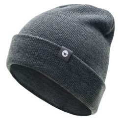 Czapka męska Hi-Tec Mabo - szara. Szare czapki męskie Hi-tec, z aplikacjami, z materiału. Za 29.99 zł.