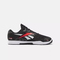 Sneakersy męskie Reebok Nano 2.0 buty sportowe treningowe czarne (100208514). Czarne buty sportowe męskie Reebok, bez wzorów, bez zapięcia, na fitness i siłownię. Za 429.00 zł.