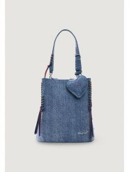 Desigual Plecak 26SAKD08 Niebieski. Niebieskie plecaki damskie Desigual, bez wzorów, z materiału. Za 489.99 zł.