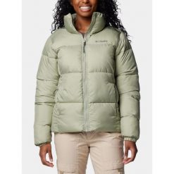 Kurtka Zimowa Damska Columbia Puffect II. Czarne kurtki sportowe damskie Columbia, na zimę, l, bez wzorów, z materiału, bez ramiączek, bez kaptura, trekkingowe. Za 504.99 zł.
