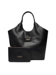 LOVE MOSCHINO Torebka JC4392PP0NKN0000 Czarny. Czarne shopperki damskie Love Moschino, bez wzorów, ze skóry, bez dodatków. Za 849.99 zł.