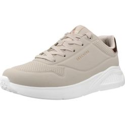 Buty SKECHERS UNO LITE SHIMMER ALONG Beżowy. Brązowe obuwie trekkingowe damskie Skechers, z tkaniny, bez zapięcia. Za 324.99 zł.