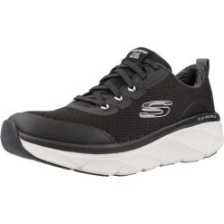 Buty SKECHERS 150095S Czarny. Czarne obuwie sportowe damskie Skechers, bez wzorów, z tkaniny, bez zapięcia. Za 276.99 zł.