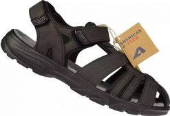 American Club Sandały męskie American Club MXD-90BL czarne 46. Czarne sandały męskie American CLUB, bez wzorów, sportowe, bez zapięcia. Za 125.00 zł.