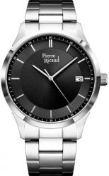 Zegarek męski Pierre Ricaud P91103.5114Q srebrny. Szare zegarki męskie Pierre Ricaud, bez wzorów, srebrne. Za 380.00 zł.