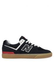 New Balance Tenisówki Numeric 574 Vulc UN574VBA Czarny. Czarne trampki męskie New Balance, bez wzorów, ze skóry, bez zapięcia. Za 449.99 zł.