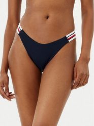 Tommy Hilfiger Dół od bikini UW0UW05828 Granatowy. Niebieskie bikini Tommy Hilfiger, bez wzorów, z syntetyku. Za 119.99 zł.