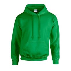 Bluza Z Kapturem Dla Dorosłych Unisex Heavy Blend. Zielone bluzy sportowe męskie GILDAN, m, bez wzorów, z kapturem. Za 74.99 zł.