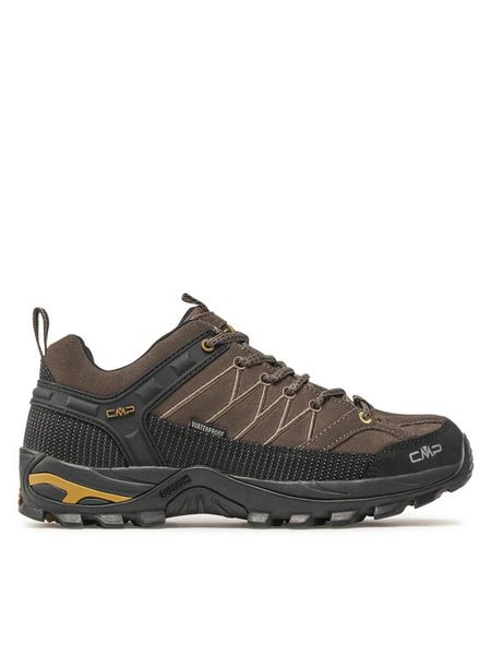 CMP Trekkingi Rigel Low Trekking Shoes Wp 3Q13247 Brązowy. Brązowe buty zimowe męskie CMP, bez wzorów, ze skóry, bez obcasa, bez zapięcia. Za 299.99 zł.