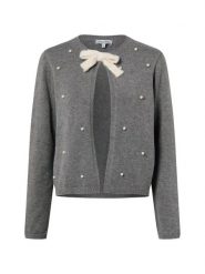 More & More Kardigan damski Kobiety szary marmurkowy, 38. Szare kardigany damskie More & More, bez wzorów, klasyczne, bez kołnierzyka. Za 279.95 zł.