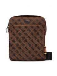 Guess Saszetka HMBOST P6123 Brązowy. Brązowe saszetki i nerki męskie Guess, z aplikacjami, z materiału. Za 329.99 zł.