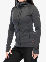 Bluza polarowa damska Turbat Peak Fleece. Szare bluzy damskie TURBAT, m, bez wzorów, z materiału, bez ramiączek, bez kaptura. Za 428.99 zł.
