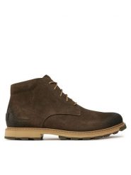 Sorel Trzewiki Madson II Chukka Men's Waterproof 1915011245 Brązowy. Brązowe botki męskie Sorel, bez wzorów, ze skóry, bez obcasa, bez zapięcia. Za 639.99 zł.