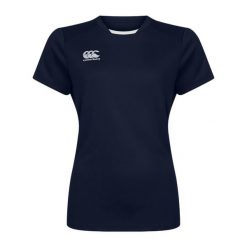 Koszulka damska Canterbury Club Dry. Niebieskie bluzki damskie CANTERBURY, bez wzorów, sportowe, bez kołnierzyka, bez ramiączek. Za 213.00 zł.