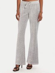 Juicy Couture Spodnie dresowe Caisa JCSEBJ008 Szary Slim Fit. Szare spodnie dresowe damskie Juicy Couture, bez wzorów, z bawełny. Za 389.99 zł.