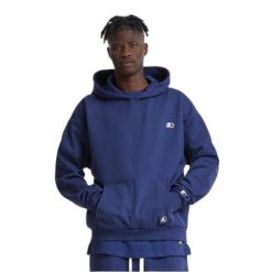 Oversizowa bluza z kapturem Starter Essential. Czarne bluzy męskie Starter, m, bez wzorów, z kapturem. Za 337.50 zł.