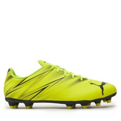 Buty do piłki nożnej Puma. Żółte buty sportowe męskie Puma, bez wzorów, bez zapięcia. Za 139.99 zł.