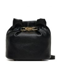 Valentino Torebka Fedora Re VBS9A733 Czarny. Czarne torebki do ręki damskie Valentino, bez wzorów, ze skóry, bez dodatków. Za 429.99 zł.