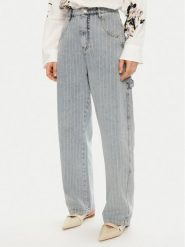 Munthe Jeansy Shimo 244142024405 Niebieski Regular Fit. Niebieskie jeansy damskie Munthe, bez wzorów, z bawełny. Za 529.99 zł.