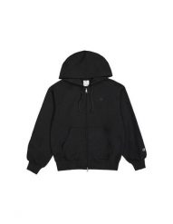 Bluza damska Champion Full Zip Hoodie Sweatshirt 117787. Fioletowe bluzy damskie Champion, xs, bez wzorów, z bawełny, klasyczne, bez ramiączek, bez kaptura. Za 216.99 zł.