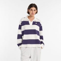 Koszulka damska New Balance WT53522BOY – granatowa. Brązowe bluzki damskie New Balance, m, bez wzorów, z bawełny, klasyczne, bez kołnierzyka, bez ramiączek. Za 299.99 zł.