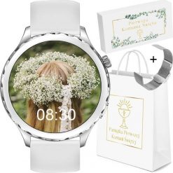Smartwatch Rubicon Zegarek SMARTWATCH Rubicon KF02 srebrny KOMUNIA. Szare zegarki smartwatch Rubicon, bez wzorów. Za 269.00 zł.