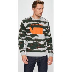 G-Star Raw - Bluza. Szare bluzy męskie G-Star Raw, m, bez wzorów, z bawełny, bez ramiączek, bez kaptura. W wyprzedaży za 299.90 zł.