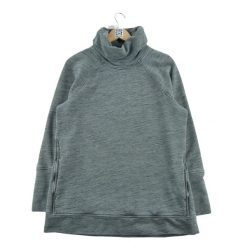 Second life - Bluza damska z golfem szara - Jak nowy. Szare bluzy damskie LULULEMON, l, bez wzorów, eleganckie, bez ramiączek, bez kaptura. Za 170.36 zł.