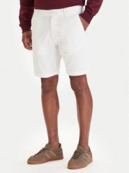 Tommy Jeans Szorty materiałowe Scanton DM0DM22852 Écru Slim Fit. Białe szorty męskie Tommy Jeans, bez wzorów, z bawełny. Za 289.99 zł.