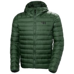 Kurtka z kapturem Helly Hansen Verglas Down 2.0. Zielone kurtki męskie Helly Hansen, m, bez wzorów, z materiału, klasyczne, z kapturem. Za 1,186.50 zł.