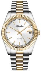 Zegarek Adriatica Zegarek męski Adriatica A1090.2113Q srebrny. Szare zegarki męskie Adriatica, bez wzorów, srebrne. Za 980.00 zł.