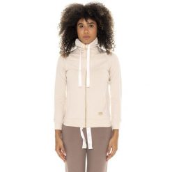 Bluza zimowa Leone 1947 Chic Tones Damen ze Stehkragen und Reißverschluss. Brązowe bluzy damskie LEONE 1947 APPAREL, na zimę, bez wzorów, sportowe, bez ramiączek, bez kaptura. Za 206.29 zł.